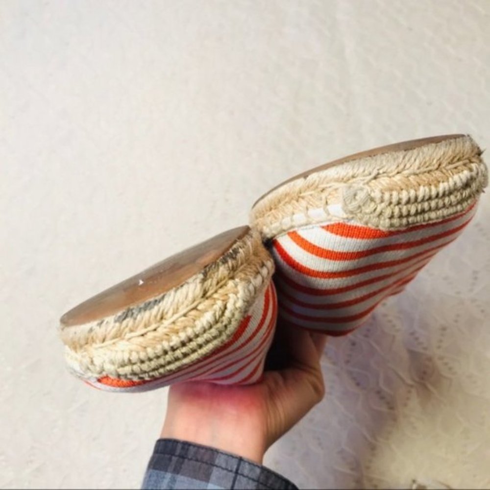 Vionic Valeri Espadrilles Orthopedic Striped Flats - Picture 7 of 9